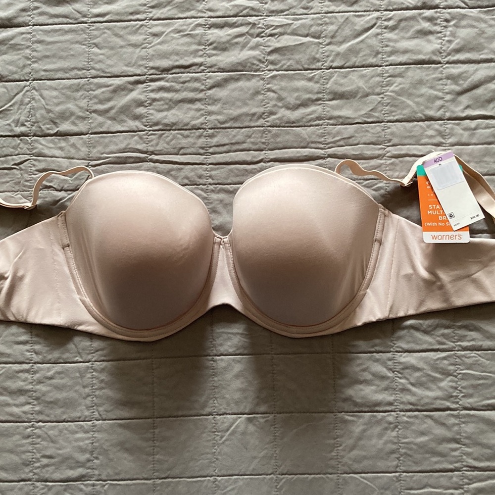 Warner’s Elements of Bliss Collection Stay Put Multi-Way Bra Underwire 40D